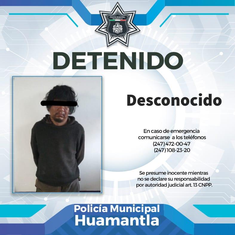 Saca de las calles Policía de Huamantla a agresor sexual